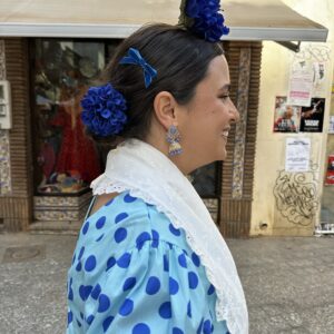 Pendiente Jimena Azul Ducado
